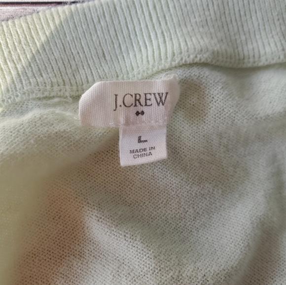 J. CREW Light Green Cardigan - Picture 6 of 6